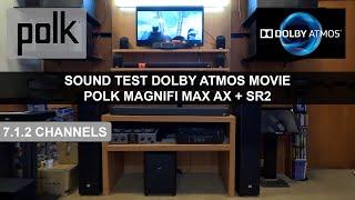 EXCLUSIVE SOUND TEST ATMOS SOUNDBAR POLK MAGNIFI MAX AX WITH SR2 7.1.2 CHANNELS ! | UTAMA AUDIO