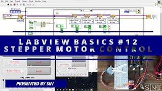 LabVIEW Basics #12 - Controlling a Stepper Motor in LabVIEW