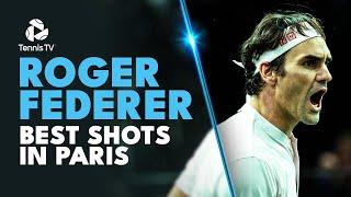 Roger Federer's GREATEST Ever Shots At The Rolex Paris Masters