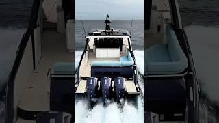 Azimut 48 Verve RIPS through Calm Seas!  #badboyboating #mercurymarine #boatinglife