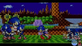 MUGEN (IKEMEN GO) 8 Sonics vs 8 Sonics