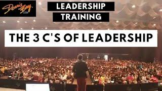 Leadership Training Videos: What are the 3 C’s Of Leadership - The Dennis Bay Way