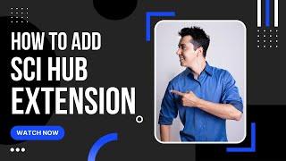 How to add Sci Hub Extension to google chrome #scihub #extension
