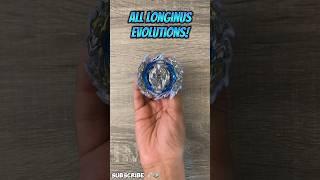 All Longinus Evolutions! | Lui Shirosagi Luinor | #beyblade #lui