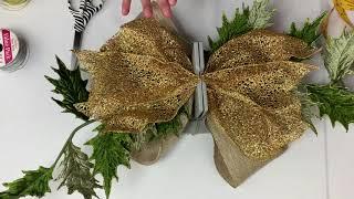 Beautfiul Fall Seasonal Wreath Bow