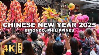 2025 Chinese New Year at Manila Chinatown Binondo! Walking Tour & First-Ever Drone Show! Philippines