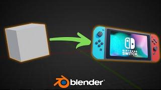 Create a Nintendo Switch in Blender in 1 Minute!