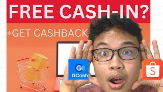 FREE Cash In GCash VIA INSTAPAY #shopeepay #gcash