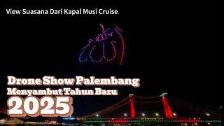 Tahun Baru 2025 di Palembang dengan Drone Show