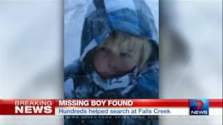 Missing autistic boy at Falls Creek has been found
