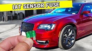 CHRYSLER 300 IAT SENSOR INTAKE AIR TEMPERATURE SENSOR FUSE LOCATION REPLACEMENT