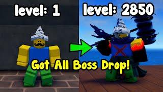 I Reached Max Level 2850! Got All Drops! - Haze Piece Roblox