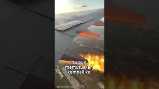 Detik-detik Mesin Pesawat Southwest Airlines Keluarkan Api Saat di Udara