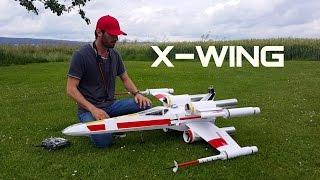 STAR WARS: X-WING twin EDF scratch build RC airplane