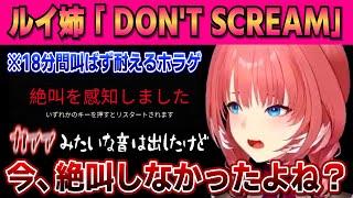 【 DON'T SCREAM】ルイ姉の18分間叫ばずに耐えるホラゲ まとめ【鷹嶺ルイ /ホロライブ/切り抜き】