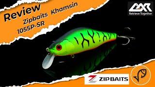 Zipbaits Khamsin 105SP-SR  ][  Lure Action Review Channel