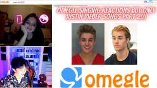 Omegle singing reactions (but only Justin Bieber songs part 2!)