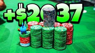 The CRAZIEST $2/5 Game in the WORLD!! $2000+ POT w/ SET of ACES! | Poker Vlog #224