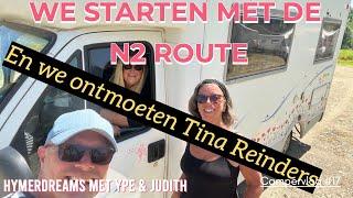 Camper vlog #17: We ontmoeten Tina Reinders op onze start van de N2 Route