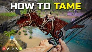 How To Tame Carcharodontosaurus : ARK Ultimate Mobile Edition Tamil