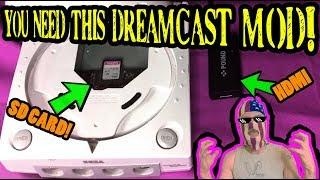 THE ULTIMATE SEGA DREAMCAST FOR 2020!  HDMI + SD CARD Reader! GDemu Setup Guide!