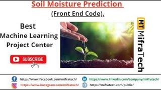 Soil Moisture Prediction (Front End Code) - Mifratech#bestAIprojects#bestMlprojects#bestjavaprojects