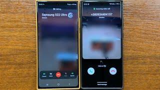 Samsung S23 Ultra vs Samsung S22 Ultra VoLTE Native Video Calling Incoming & Outgoing Calls