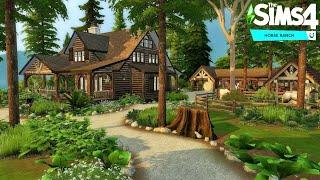 COPPERDALE HORSE RANCH | The Sims 4 | Speed Build | No CC