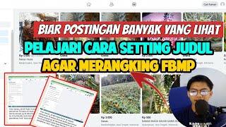 🟡STRATEGI AGAR POSTINGAN MARKETPLACE FACEBOOK DILIHAT BANYAK ORANG DENGAN OPTIMASI KATA KUNCI