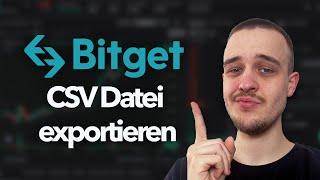 Bitget - Trading Historie als CSV exportieren & downloaden! | Bitget Tutorial