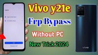 Vivo y21e Frp Bypass y21 Frp Bypass Google account remove without PC 2024