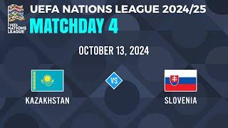 [ LIVESCORE ] Kazakhstan vs Slovenia | UEFA Nations League 2024/25.