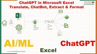 Unlock the Power of AI in Excel with ChatGPT from Microsoft OpenAI