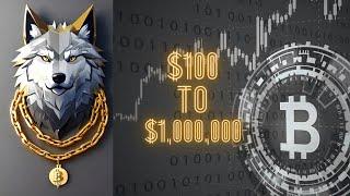 Day 46 $100 to 1M! BR $122  Bitcoin Price Crypto Pump Crypto Trading Crypto Bitcoin 100k!