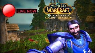  LIVE - WoW Classic Season Of Discovery Gameplay//First Character Playthrough//Which class?