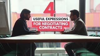 4 Useful Expressions for Negotiating Contracts