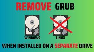 Remove GRUB Bootloader | Restore Windows Master Boot Record