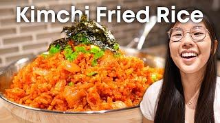 5-Ingredient Kimchi Fried Rice  (SPICY + QUICK One-Pot Meal)