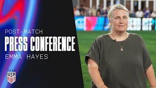 POST-MATCH PRESS CONFERENCE: Emma Hayes | USWNT vs. Costa Rica |  July 16, 2024