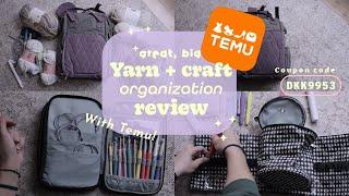 Organize Your Yarn & Craft Supplies with Temu!  | Unboxing & Review