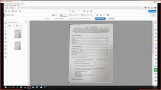 Adobe Acrobat Pro DC Tutorial 8 - Enhance Scans