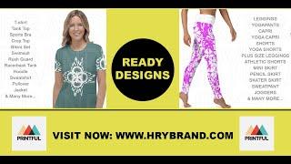 Print Graphic designs on HRYBRAND.COM for #printondemand #shopify #wordpress #ecommerce #webdesign