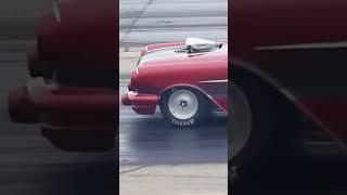 '56 PONTIAC SAFARI WAGON BLOWN INJECTED BBC! #shorts #automobile #dragrace #bigblock