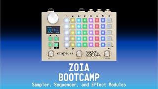 ZOIA Bootcamp #9 - Sampler/Sequencer, plus Firmware 5 modules