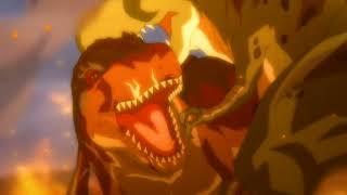 Ark The Animated Series Tyranosaur fight