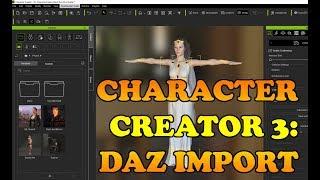 Character Creator 3: Importing complex DAZ3D characters and clothes