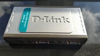 D-Link DKVM-4K 4-Port PS/2 KVM Switch