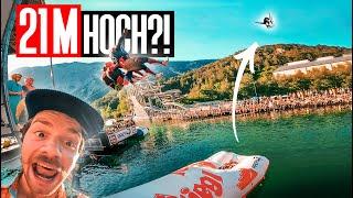 IRRE Tricks aus dem Luftkissen! | Stiegl Extreme Blobbing | AREA 47 mit @Riede94