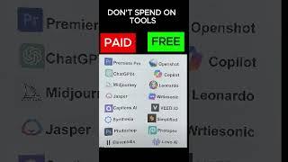 PAID vs FREE AI Tools | Best Free AI Tools #ai #webdesign