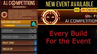 Space Arena-Ai Competition Builds